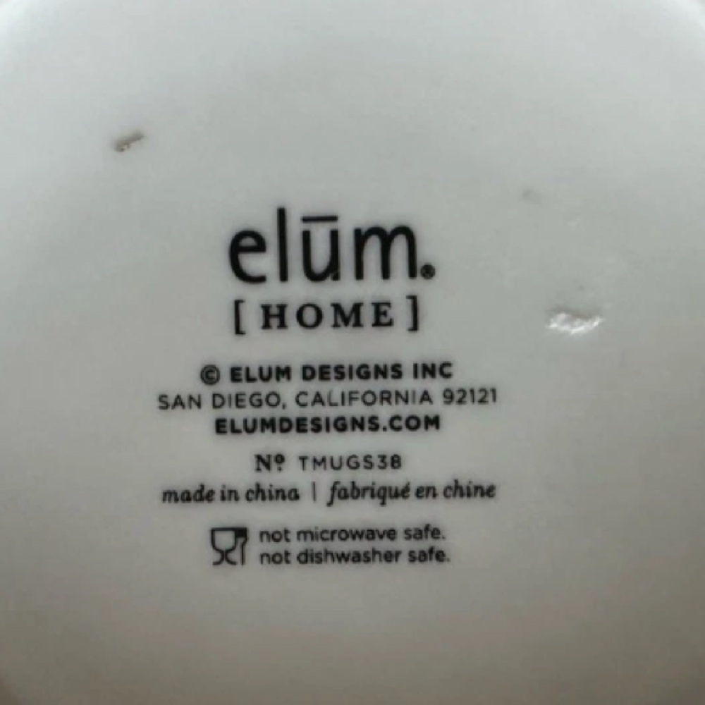Elum Home Designs Coffee Mug Holiday Green Plaid 10 oz. - Picture 4 of 5